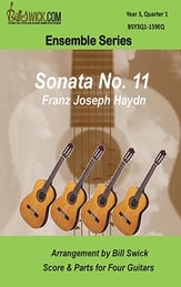 Sonata No. 11 Guitar and Fretted sheet music cover